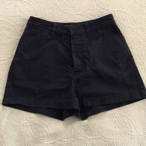 Navy Blue Khaki Shorts